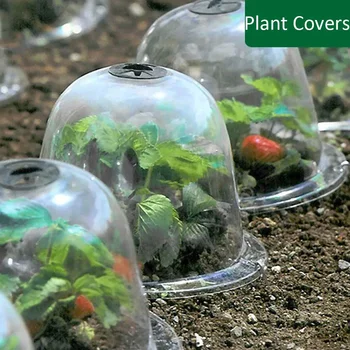 10-инчов многократна употреба пластмасова капачка за оранжерии и на градинските растения Делото за покълване на растенията Купол за защита от замръзване