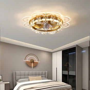 2023 Нов модерен висококачествен led вентилатор на тавана, през цялата led тавана лампа, вентилатор на тавана, лампата за вътрешната стая, дом, Zhongshan