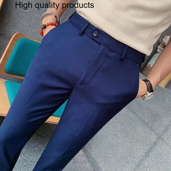 2023 Пролет-лято нови костюмные панталони Nine Minutes корейски тънки мъжки бизнес ежедневни панталони мъжки 36