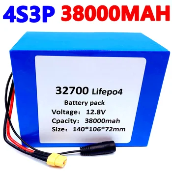 32700 Lifepo4 Batterie 4S3P 12.8 V 38Ah 4S 40A 100A Équilibré BMS pour le Bateau Électrique et Alimentation Sans Interruption 12V
