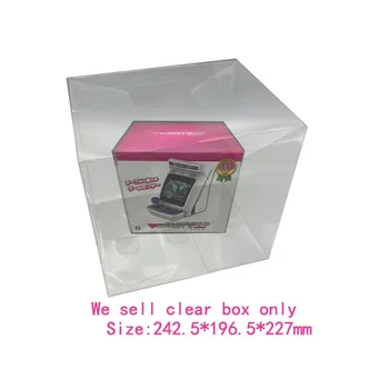 50 БР Прозрачна кутия за домашни любимци с капак за Taito Egret II mini arcade избор на игрова конзола цветна кутия за съхранение на дисплея на скоростната