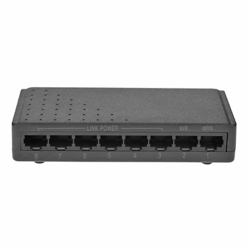 8 пристанища за 6 + 2 POE switch инжектор Хранене чрез rj-45 Ethernet семейна система мрежа 10/100 М за фотоапарати без адаптер