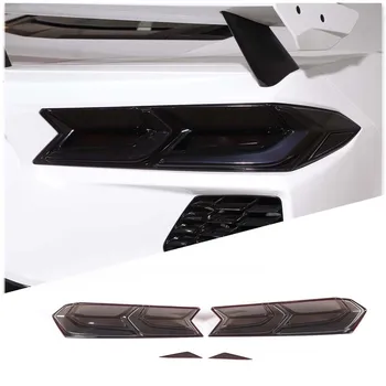ABS Затемняющая Капачка Задна Лампа във формата На Миди, Опушен Черен Лампа, Защитната Обвивка За Chevrolet Corvette C8 Stingray Z51 Z06 2020-2023