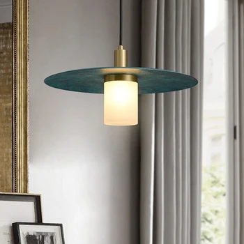 AiPaiTe постмодернистская медни полилей, с отделна лампа за коридора малка странична лампа за спалня луксозен полилей