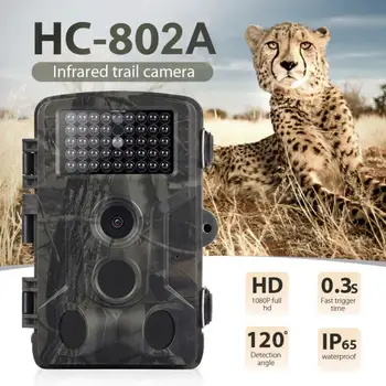 HC802A Ловна Камера VGA 16MP 1080P Фотоловушки за Нощно Виждане на Дивата Природа Инфрачервени Ловни Камери Hunt Chasse scout