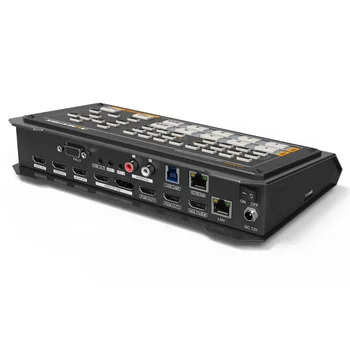 HVS0401 НОВ 5-канален Превключвател 4 HMDI 1 DP OBS за Директно излъчване Avmatrix Video Switcher с HDMI Multiview