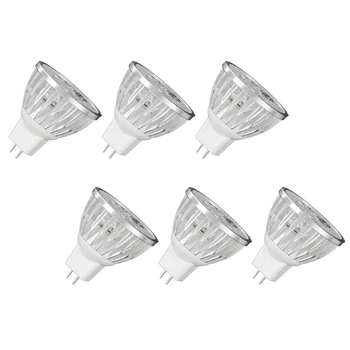 Led Лампа 6X4W Dimmable MR16/ 3200 K Топло Бял Led Прожектор / 50 Ватов Еквивалент на Bi Пин GU5.3 Base / 330 Лумена На 60 Градуса