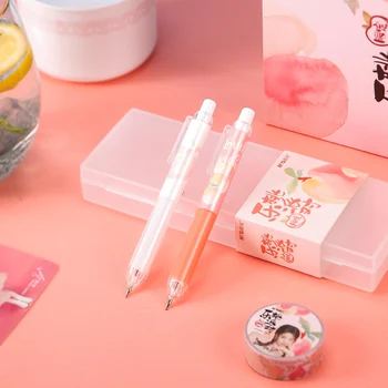 M & G Peach Party Limited Автоматичен молив Розово сладко молив за училището за рисуване, механичен молив 0,5 мм