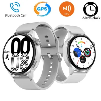 NFC смарт часовници корейската версия Водоустойчив GPS умни часовници мъжки дамски фитнес ръчен часовник Bluetooth Покана Watch за Android и iOS са Новост