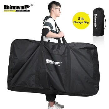 RHINOWALK мотор Сгъваема чанта за носене, туризъм туризъм сгъваема чанта за съхранение на велосипеди, чанта за сваляне на велосипеда, транспортни чанти за съхранение