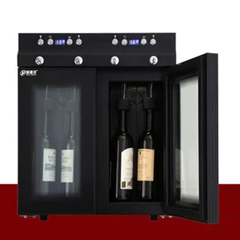 SC-4P двухтемпературный постоянно да се запази свежестта на търговска винарска хладилен опаковка за вино, вино кабинет, машина за производство на лед вино