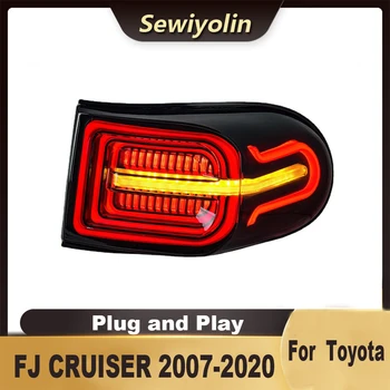Автомобилни аксесоари led светлини за ремарке задна светлина за TOYOTA FJ CRUISER 2007-2020 задни сигнал DRL Авто щепсела и да играе.