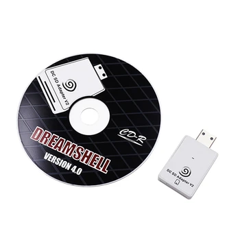 Адаптер за четене на SD карти, второ поколение + cd-диск с DreamShell_Boot_Loader за игрови конзоли DC Dreamcast