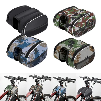 Велосипедна чанта за предната греда, чанта за горната тръба, чанта за планински велосипед, чанта за инструменти, водоустойчив светлоотразителни износоустойчиви детайли