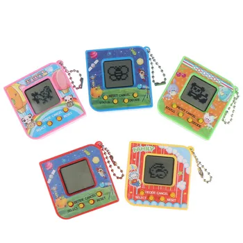 Виртуална ръчно образователна игра за домашни любимци, tamagotchi домашни Електронна машина за домашни любимци 168 животни Класическа мини детска електронна играчка за домашни любимци