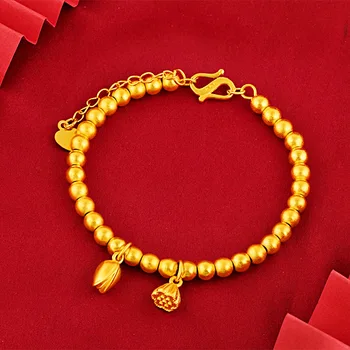 гривни от жълто злато 24 К, дамски верижка от перли за булката, годежен пръстен, бижута за Свети Валентин, подаръци