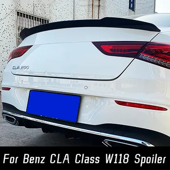 За 2019-2023 Mercedes Benz CLA Class W118 CLA250 CLA200 CLA220 ABS Пластмаса PSM Стил Заден Спойлер на Багажника Крило Капачка Аксесоари