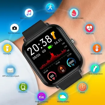За Android Mi Samsung Smart-Часовници Дамски Мъжки В9 Pro Фитнес Часовник Кръвно Налягане 1,7 Full Touch Ip68 Водоустойчив Умен Часовник 2022