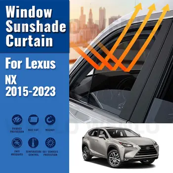 За Lexus NX200/NX200H/NX200T/NX300H/NX300 2015-2023 Магнитен Авто сенника на Предното Предното Стъкло Шторка Задното Странично Прозорец на сенника