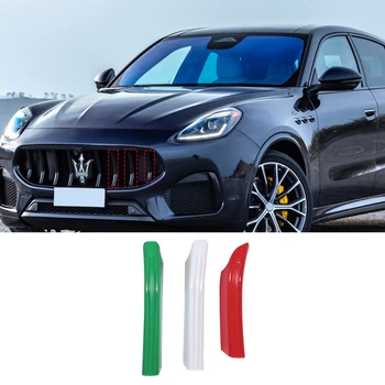 За Maserati Grecale 2022 Автомобилен стайлинг ABS предна решетка Декоративни ленти Аксесоари за украса