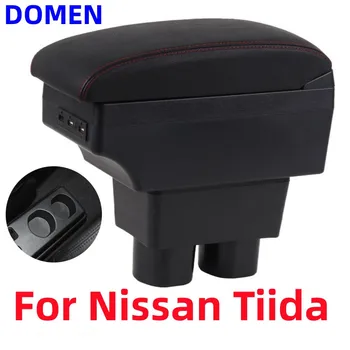 За Nissan Sylphy подлакътник кутия за Nissan Tiida авто подлакътник Versa Tiida Latio подлакътник кутия USB пепелник авточасти