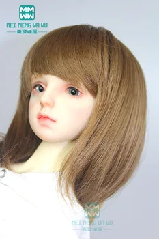 Куклени перуки за 1/3 1/4 1/6 аксесоари за кукли BJD/SD, модерен готов перука, гъста коса за кукли
