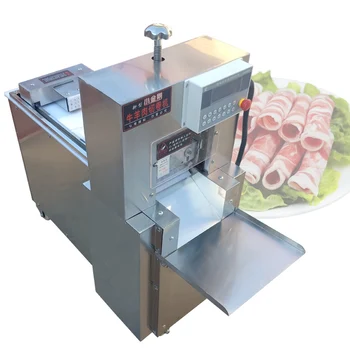 Машина за преработка на месо в ресторант, Многофункционална машина за раскатки замразено месо, търговска машина за нарязване на месо