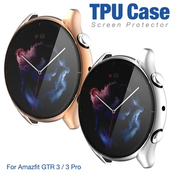 Мек Защитен Калъф от TPU За Amazfit GTR3 Case Full Screen Protector Shell С покритие на Бронята, Калъфи За смарт часа GTR 3/3 Pro