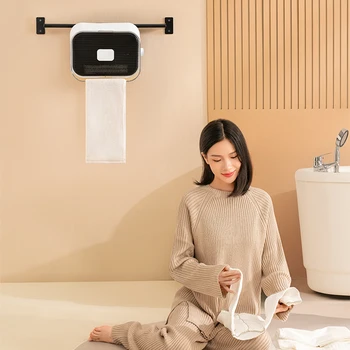 Нагревател за баня, домашен водоустойчив енергоспестяващ, бързо нагревающийся, монтиран на стената, за баня, малък електрически нагревател, мини-нагревател
