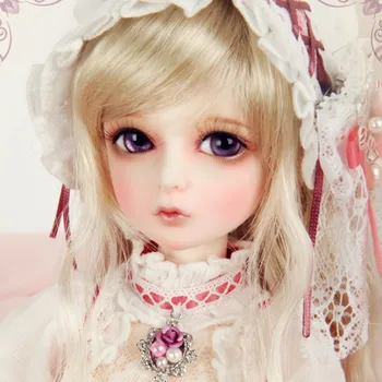 Нова кукла BJD SD 1/4 момиче YUZ, пълно рокля за изпращане на мобилни кукли с глазным суставом, подарък от висококачествена смола, петно