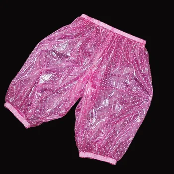Открий прозрачни панталони от PVC със затварянето, че плаващите непромокаеми панталони от прозрачна пластмаса