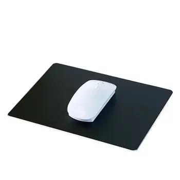 Подложка за мишка, ново записване, тънък елегантен противоскользящий подложка за компютърни игри от алуминиева сплав, подложка за мишка