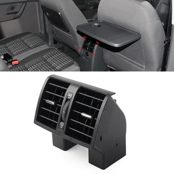 Подмяна на централната задната конзола за освобождаване на въздух в купето на VW Touran 2003-2015 Caddy 2004-2015 черен