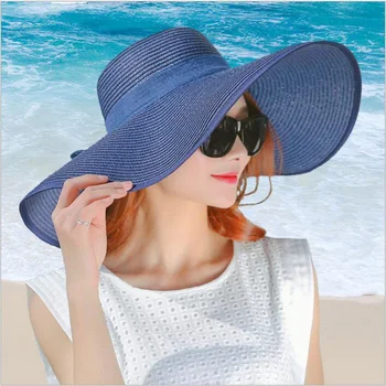 проста годишна сламена шапка дамска плажна шапка с големи широки поля, солнцезащитная шапка, сгъваеми слънцезащитни продукти, панамская шапка с защита от uv, bone chapeu feminino