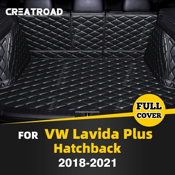 Пълно Покритие на Багажника Подложка За VOLKSWAGEN VW Lavida (Plus) хетчбек 2018-2021 20 19 Automobile Калъф Тампон За Интериорни Аксесоари