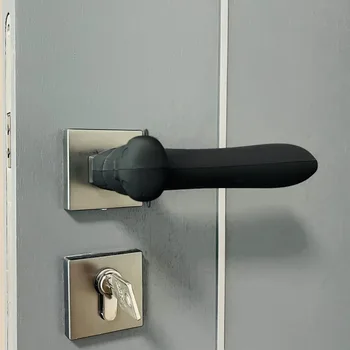 Силиконова Дръжка Врата Защитно покритие за Сигурност Врата копчето на Защитно покритие От сблъсъци Врата копчето на Детската Стая с Мека Гума