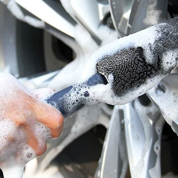 Четка за почистване на автомобил, четка за джантата на колелото от микрофибър, инструменти за миене на части за мотоциклети, автоматична четка за обяснения, аксесоари за почистване на автомобили